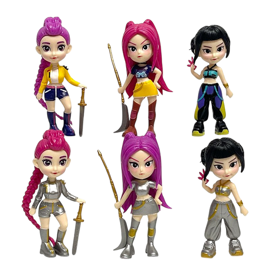 Blind Box (6pzs) K-Pop figuras secretas demon Hunters Guerreras Kpop munecas