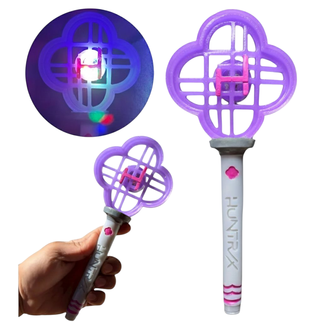 Lightstick Huntrix Demon hunters K-pop Guerreras con Luz, por los fans, 3D plástico 3 cambios de luz, fandom